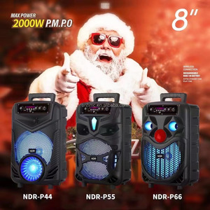 Altavoces Karaoke para Exteriores <span class=keywords><strong>NDR</strong></span> P44 P55 P66, Altavoz Bluetooth Portátil con Pantalla LED y Woofer de 8 Pulgadas - Product Image 2