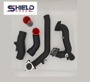 SHIELD LS Engine 3-Bolt DBC DBW Gen 3 Throttle Body Bypass Steel Tresded Hose Kit Coolant <span class=keywords><strong>Crossover</strong></span> Steam Tube LSX LS1 - Product Image 6