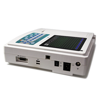 Appareil ECG portable 12 canaux 12 dérivations avec écran tactile d'interprétation, impression thermique, batterie longue durée (jusqu'à 10 heures), certifié CE