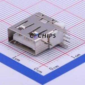 906-162A1011D10200 <b>USB</b> Connector Through hole Component (THT) Connector Type-<b>A</b> <b>USB</b> <b>2.0</b> Female Side Insert - Product Image 1