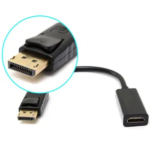 Voor Pc Laptop Hd Fabriek Oem 4K * 2K Macho Dp Displayport Mannelijk Naar Hdmi Vrouwelijk Hembra 0.2M Kabeladapter Dp Naar Hdmi 4K Converter