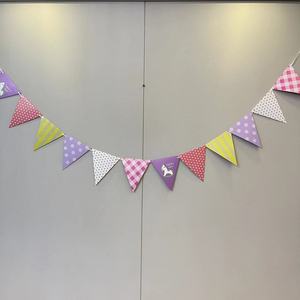 Triangle drapeaux bruant papier <span class=keywords><strong>fanion</strong></span> bannière 12 pièces papier de soie glands <span class=keywords><strong>guirlande</strong></span> pour mariage bébé douche fête des pères Diwali - Product Image 5