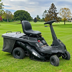 Tondeuse autoportée industrielle à moteur essence à quatre roues, 224 cm³, 4 temps, bac de ramassage 150 L, 1000 W, 3,6 km/h, hauteur réglable - Product Image 3