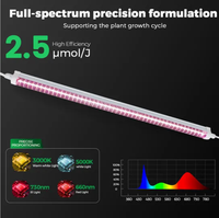 Lampu Tumbuh LED T8 Spektrum Penuh 60cm 90cm 120cm High PPE, Lampu Tabung untuk Tanaman Indoor