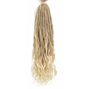 Phụ Nữ Của Loose Sóng Pháp Xoăn SE Dreadlock Phần Mở Rộng Mềm Tổng Hợp Tây Ban Nha Bện Tóc Mỏng Và Mềm Mại - Product Image 5