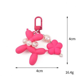 Llavero de perro de cartón 3D colorido, colgante para bolso, llavero de cachorro, accesorios para estuche de auriculares y bolso, para regalos - Product Image 6