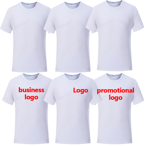 Wholesale Men's Custom Tshirts Business Advertising Promotional Work T-shirt for Men Blank Quick-dry T-shirts