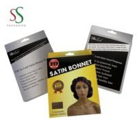 Boîte-cadeau de bonnet en satin personnalisé de vente chaude