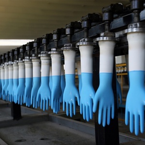 China Manufacturer Medical Nitrile <strong>Exam</strong> Gloves Production <strong>Line</strong> 4mil Thickness Food Grade for Laboratory Use - Product Image 6