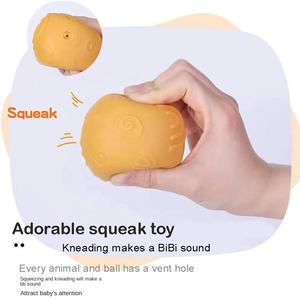 Jouets de bowling en caoutchouc souple à empiler, animaux, jeu de bowling à empiler, jeu de bowling à presser, jeu de correspondance de formes, jouet éducatif Montessori pour bébé - Product Image 6