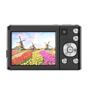 Appareil photo numérique compact anti-vibrations pour vlog, cadeau pour étudiants et enfants, en plastique ABS, double caméra avant et arrière pour les voyages - Product Image 3