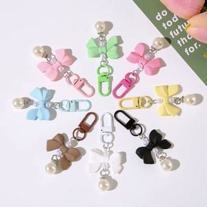 New Bow Candy Color Pendant Keychain PVC Plastic and Metal Mobile Phone Accessories Bag Luggage Accessories - Product Image 2