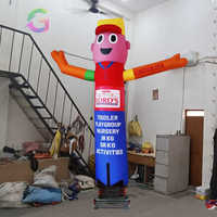 Équipement de fête gonflable Santa Man Air marionnette ballon anniversaire ciel danseur pour Mobile Boost fête gonflable ballons de danse
