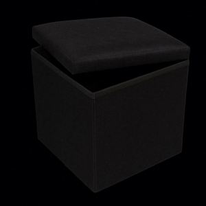 Modern <b>Stool</b> Living Room Furniture <b>Storage</b> Box Fabric Stainless Steel Bamboo Highest Quality Sample Available <b>Stools</b> Counter - Product Image 3