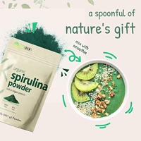 Poudre de Spiruline Prix Usine 907g Vente en Gros Arthrospira Platensis Protéine Végétale Superaliment Vert Smoothie OEM ODM