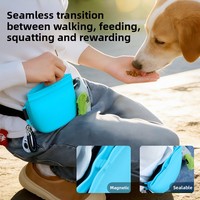Nouvelle Sacoche de Dressage pour Chien Transfrontalière, Détachable et Réglable, en Gel de Silicone, pour Friandises et Récompenses, Fournitures pour Animaux de Compagnie