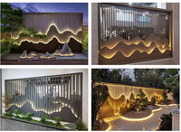 Cloison de séparation contemporaine en verre et aluminium écologique avec garantie à vie pour salon, jardin, balcon - Résistante à l'eau