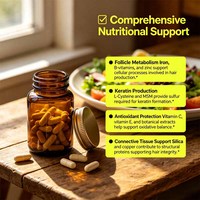 Capsules Nutritionnelles pour la Santé Capillaire : Soutien pour des Cheveux d'apparence plus Épais et Plus Volumineux – Complément de Soin Capillaire