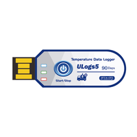 Registrador de datos de temperatura Usb IP67 impermeable de alta precisión Registrador DE DATOS desechable Informe PDF automático