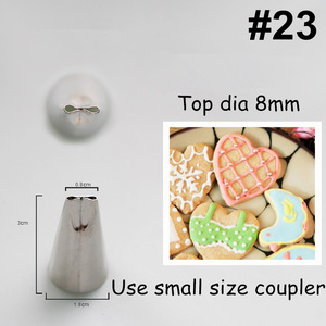 304 Stainless Steel Piping Tips Set 6 Pieces Reusable Flower Shape For Cake Decorating Butter Piping - Product Image 3