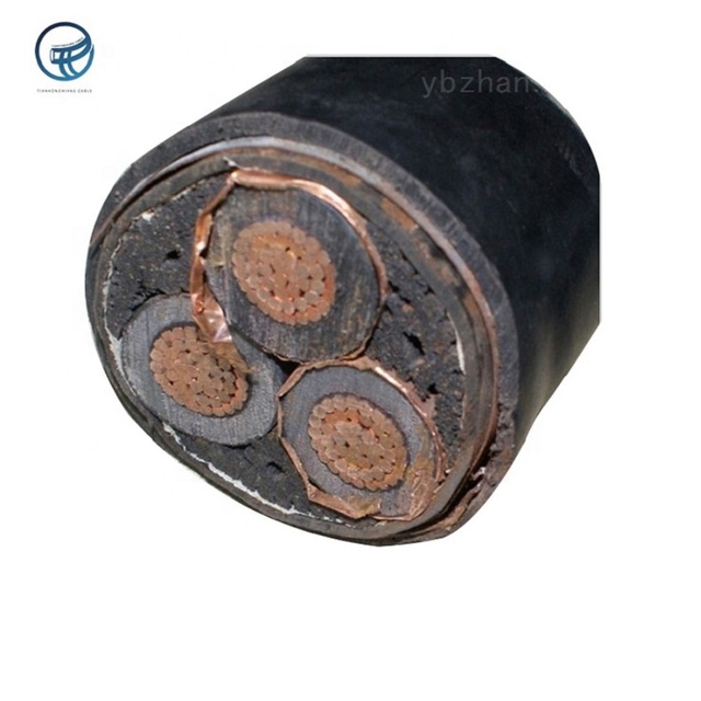 Good selling heavy duty copper flexible cable 3 core 185mm black high voltage submarine cable