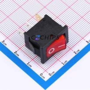 MR1-118-C5L-BRAA Rocker Switch Through hole Component (THT) Switch 21mm 15mm Concave Bend Solder Tab - Product Image 1