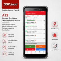 Dispositif de patrouille de sécurité robuste A13 avec géolocalisation et alertes de limite virtuelle via l'application OGPcloud pour la surveillance des zones restreintes