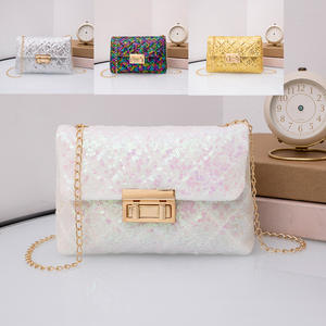 Classyfashion Women's Luxury PU Crossbody Messenger Bag Textured Bead Decoration Accessible Sweet Chain <b>Shoulder</b> <b>Strap</b> Wholesale - Product Image 1