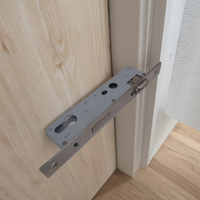 Serrure de porte à mortaise avec cylindre de serrure, corps de serrure à rouleaux 8530, fabrication sur mesure en gros, pour porte d'appartement
