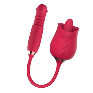Gül-oyuncak USB Powered kadın yapay penis pervanesi yumurta klitoris enayi stimülatörü dil yalama seks oyuncakları yetişkinler için - Product Image 6
