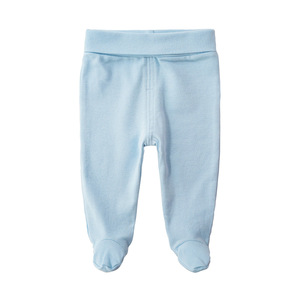 <span class=keywords><strong>Pantaloni</strong></span> personalizzati in tinta unita per bambini <span class=keywords><strong>pantaloni</strong></span> <span class=keywords><strong>bianchi</strong></span> per bambini con piedi in cotone 100% per neonati abbigliamento in cotone <span class=keywords><strong>pantaloni</strong></span> NB-24m - Product Image 5