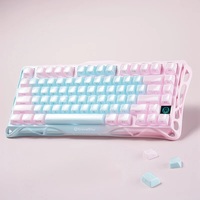 Clavier mécanique GravaStar Mercury K1 Lite sans fil Bluetooth Tri-mode (2,4 GHz/BT/Filaire) Clavier de jeu avec rétroéclairage RVB