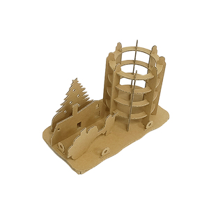 Decorazioni Natalizie Artigianali in Carta Ecologica - Ornamenti da Tavolo Stile Unico Personalizzabili - Product Image 6