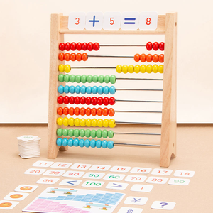 Wooden 10X10 Bead Calculator Mathematics Baby Children Montessori Early Educational Learning Math Game Teaching Aids Toys - Product Image 2