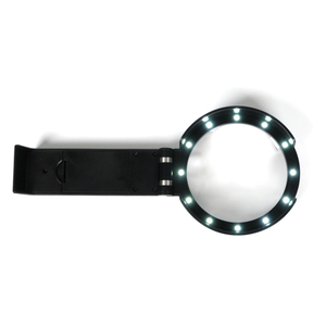 مكبر يدوي قابل للطي مع 12 ضوء LED للقراءة، مناسب لكبار السن والأطفال - Product Image 2