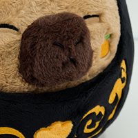 Peluche personnalisée Kawaii en forme d'œuf Capybara ultra douce pour enfants, jouet à câliner avec rembourrage en coton PP