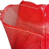 PP Leno Plastic 25kg 30kg 50kg Lichtgewicht verpakking Groente Fruit Ui Aardappel Trekkoordzak Mesh