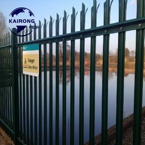 <span class=keywords><strong>Palissade</strong></span> <span class=keywords><strong>en</strong></span> <span class=keywords><strong>fer</strong></span> <span class=keywords><strong>forgé</strong></span> avec plaques, clôture de base <span class=keywords><strong>en</strong></span> acier, revêtue de poudre - Product Image 1