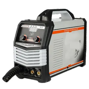 Mesin las berpelindung Gas 4 1 multifungsi 120A 220V 1kg MIG/MAG/TIG/MMA mesin las listrik baru termasuk mesin Motor PLC