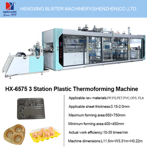 Otomatik Termoform Makinesi, PP PET PVC Hızlı Yemek Kutuları Çikolata Yumurta Tepsileri İçin Plastik Ürünler Üretir - Yüksek Verimlilik - Product Image 2