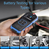 FNIRSI-Probador de batería automotriz, capacidad de vida útil de la batería del vehículo eléctrico, 12V, 24V, voltaje y energía