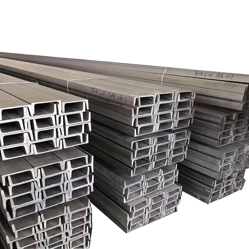 Fornitura diretta della fabbrica ASTM A36 materiale da costruzione strutturale acciaio Ss400b U fascio U canale per la costruzione
