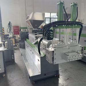 Ligne de granulation de déchets plastiques (PP, PE, PVC, ABS, HDPE, LDPE, <span class=keywords><strong>Polystyrène</strong></span>, LLDPE, EVA) en bouteilles, sacs et films, à double étage, pour le recyclage - Product Image 1