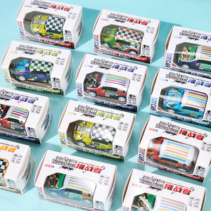 Coches de juguete de aleación de estaño con retroceso, escala 1:64, modelo de carreras con fricción para niños de 5 a 7 años, juguete educativo - Product Image 4