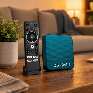 Allwinner H618 Android <span class=keywords><strong>TV</strong></span> Box Quad Core 4K UHD 2.4G 5G Dual WiFi Reproductor Multimedia Inteligente Portátil Decodificador Venta al por Mayor de Fábrica - Product Image 1