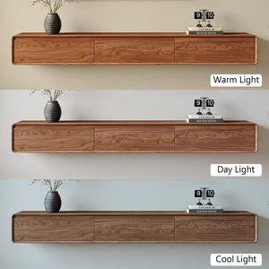 Высококачественная оптовая продажа, современная простая плавающая Подставка для телевизора, настенная Подставка для телевизора, лидер продаж, настенные подставки для телевизора в стиле ретро - Product Image 4