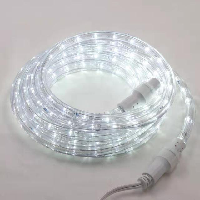Rope Light 120V Cool WHITE 13mm Dia 36 LED/m IP54 for Boats Caravans Camping