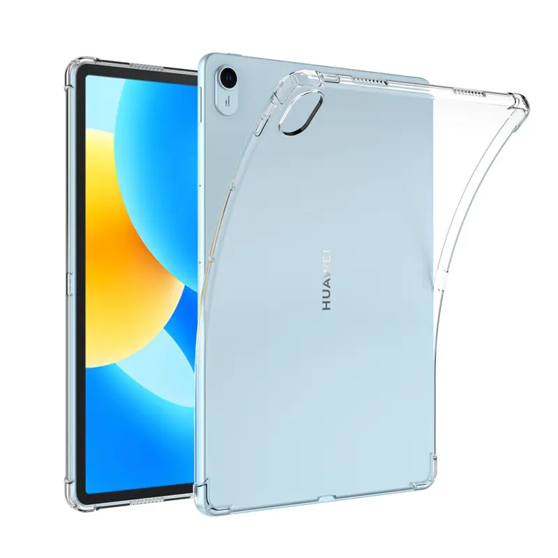 Pour Huawei MatePad 11.5 étui transparent, coque arrière souple en TPU antichoc coussin coins étui pour tablette pour Huawei MatePad 11.5 2023