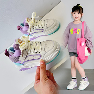 Automne <span class=keywords><strong>hiver</strong></span> nouvelles <span class=keywords><strong>chaussures</strong></span> décontractées pour enfants antidérapant garçons filles peau de vache Sneaker pour étudiants adolescents haut confortable conseil <span class=keywords><strong>chaussures</strong></span> - Product Image 5