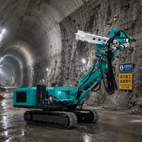 Foreuse DTH mobile à moteur diesel haute productivité pour le soutien de tunnels, le drainage et l'ancrage de trous